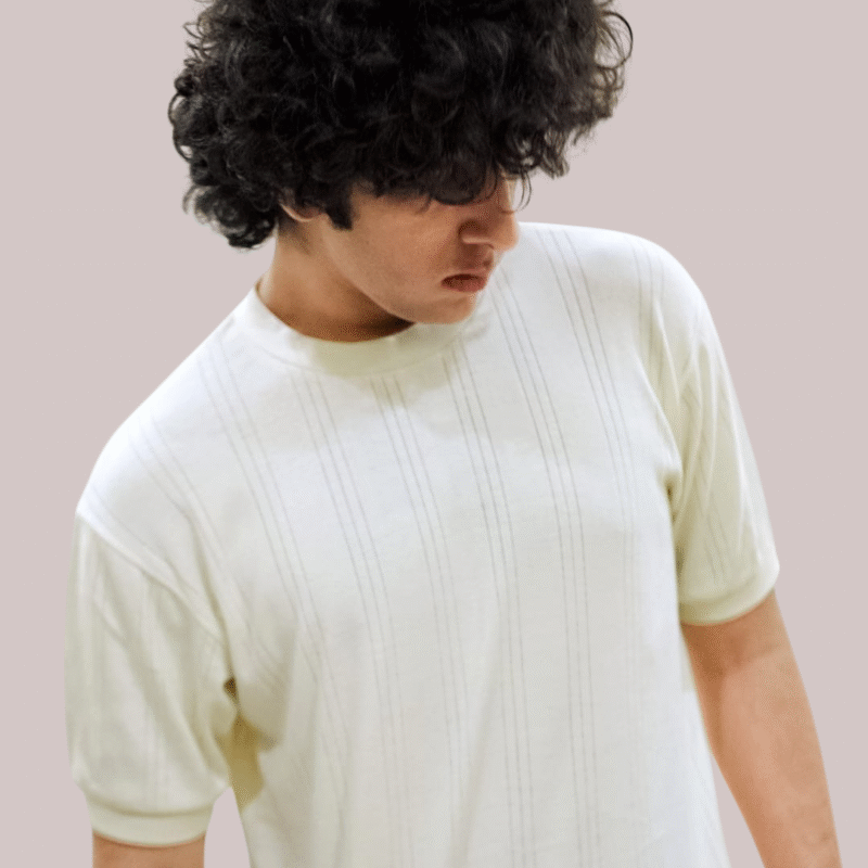 Knitted T-shirt (ECRU)